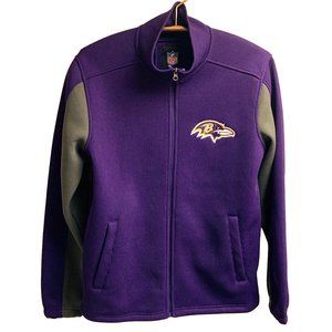 G-III Apparel NFL Baltimore Ravens Knit Fleece‎ Zip Track Jacket